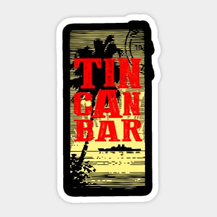 Tin Can Bar Sticker